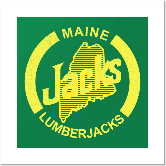 DEFUNCT - Maine Lumberjacks CBA Wall Art by LocalZonly